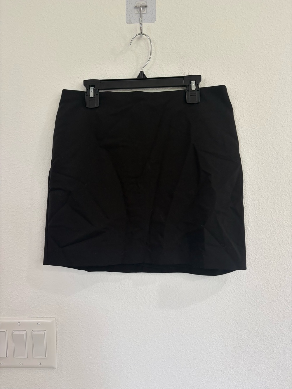 Express Black Zip-Up Mini Skirt